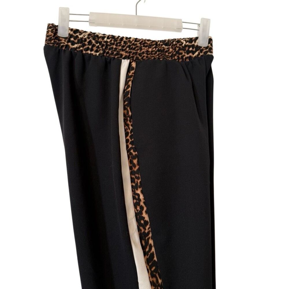 Zara Basic Elastic Waist Cheetah Print Trim Pull-… - image 4